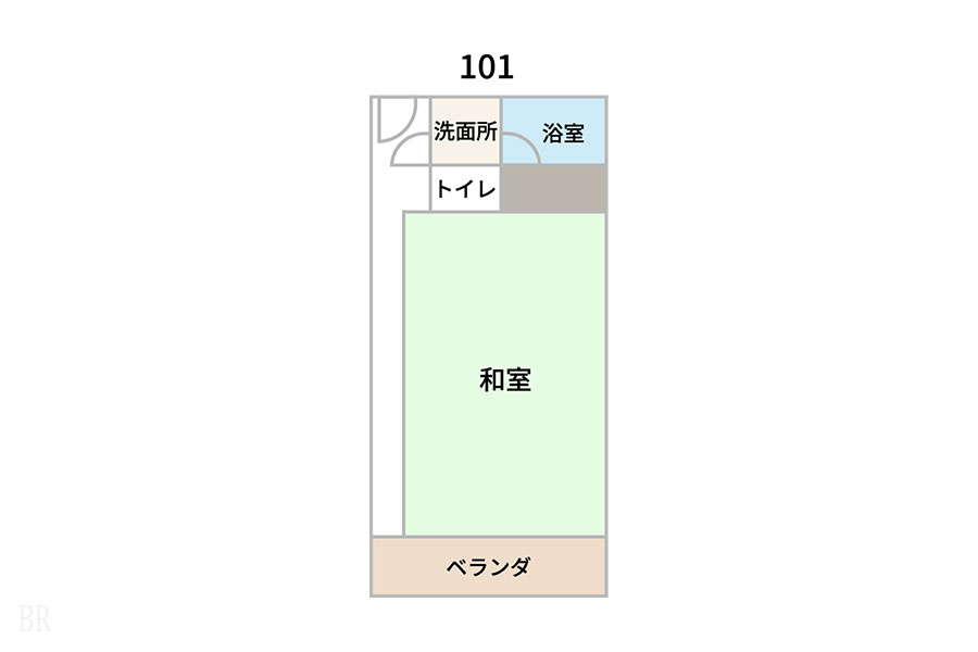 和室14畳-角部屋