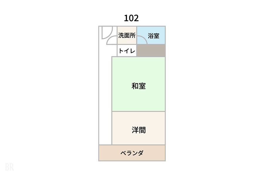 和室8畳+洋間6畳