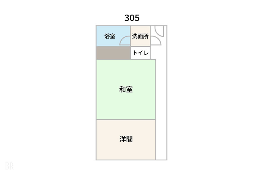 和室8畳+洋間6畳